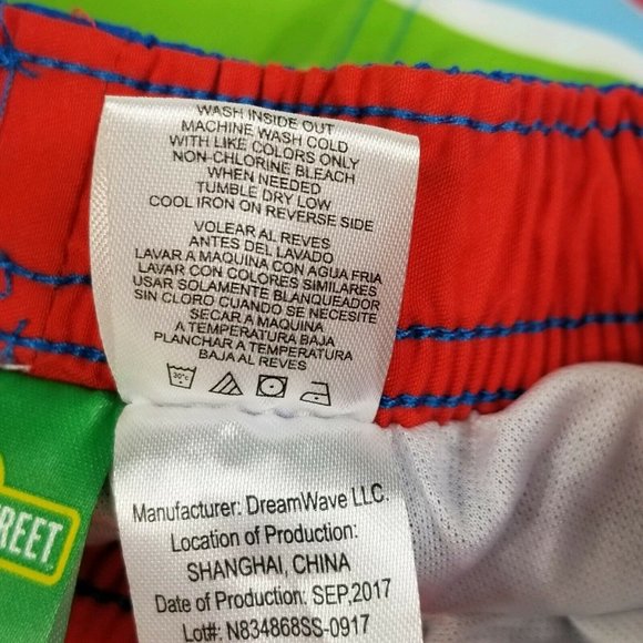 Sesame Street Infant Boys 3/6 Months Swimsuit UPF 50+ Board Shorts Swim Elmo New - Picture 7 of 12